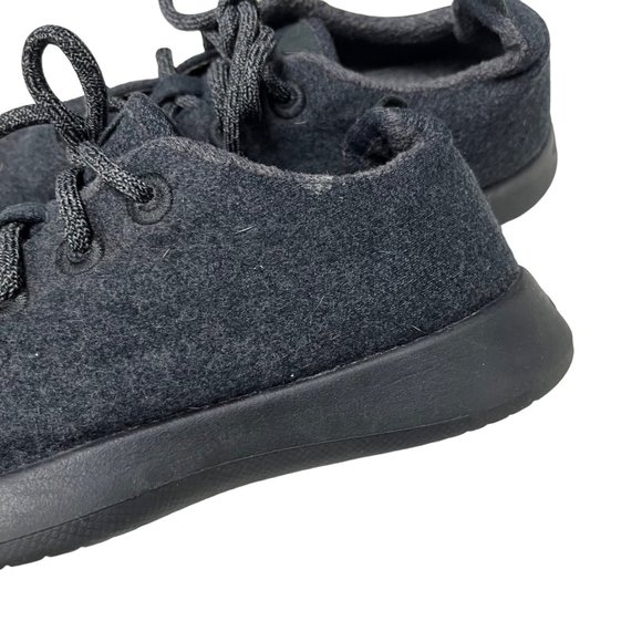Allbirds SIZE 10 Mens Runners Black Gray Merino Wool Sneakers - Picture 6 of 10